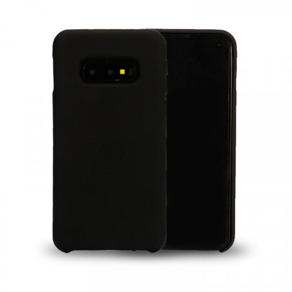 Wholesale Galaxy S10e Slim Silicone Hard Case (Black)